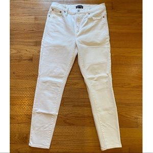 J. Crew Mercantile white 10" high-rise skinny jean